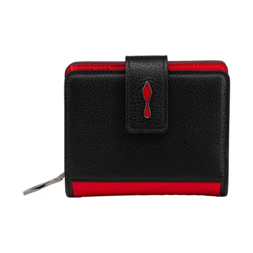 CL LUBOTING Телячья кожа Кошелек Мини Женский Черный Красный