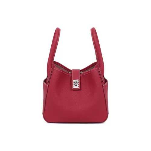 Happylane Сумка для мамы из коровьей кожи через плечо обычная унисекс праздничный красный