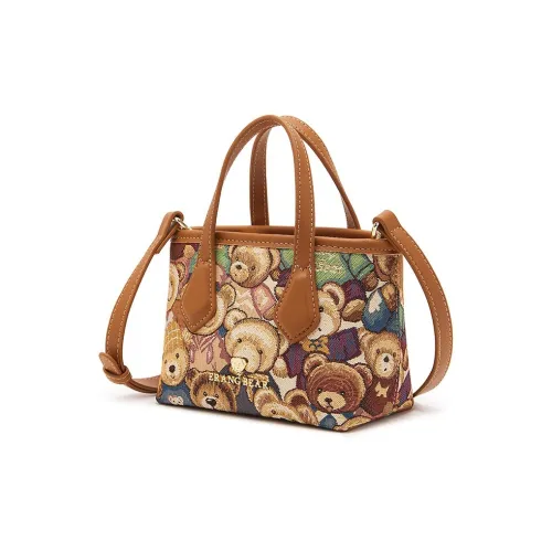 ERANGBEAR Сумка через плечо Сумка на одно плечо Средняя Унисекс Herd OF Медведи Коричневый Розовый Синий