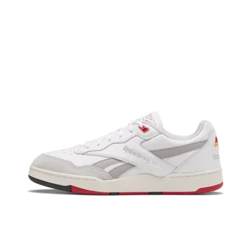 Reebok совместный BB4000 2 Low Топ Винтажные Баскетбольные Кроссовки Унисекс Белый Серый