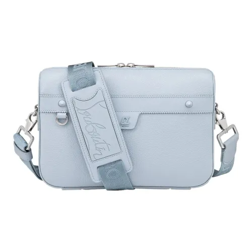 CL LUBOTING Телячья кожа Курьерская сумка Сумка Сумка через плечо Сумка через плечо Мужская Синяя