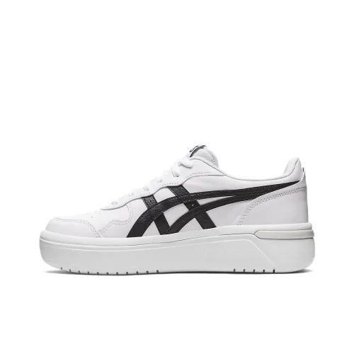 Asics JAPAN S Low Топ Скейтборд Кроссовки Унисекс Белый Черный