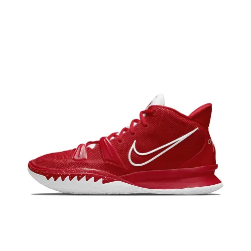 Nike Kyrie 7 TB MID Топ Баскетбольные кроссовки Унисекс Красный Белый