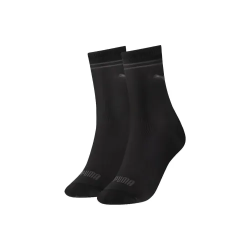 PUMA 2 шт черные женские носки MID до икры