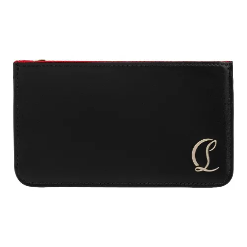 CL LUBOTING Телячья кожа Кошелек Женские Черный