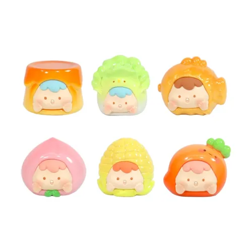 SOUL HABITAT Обжорный щенок Очаровательный украшение щенка Креативные слепые коробки Одиночная сумка 4 шт. Цельная коробка 3 2 шт