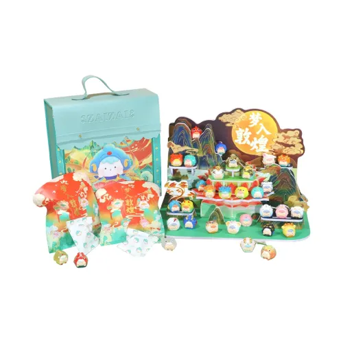 SOUL HABITAT Baby Collection Dream Into Dunhuang Blind Boxes Single Mystery Box Full Box 32 Pack SOUL HABITAT Baby Collection Dream Into Dunhuang Слепые коробки Один Mystery Коробка Полная коробка 32 шт