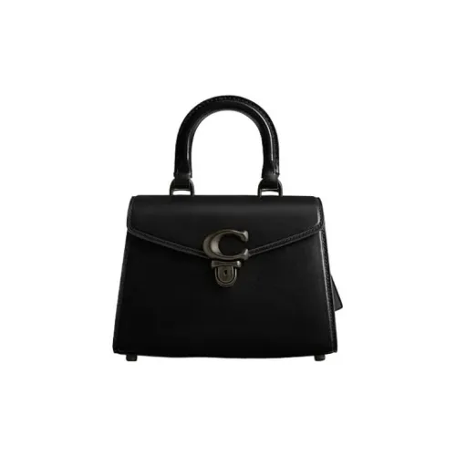COACH Sammy Коровья кожа Сумка Lady Dior Сумка Маленькая Женская Черная