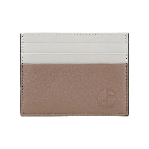 GIORGIO ARMANI Кожа Держатель для карт Мужской Серый Голубь