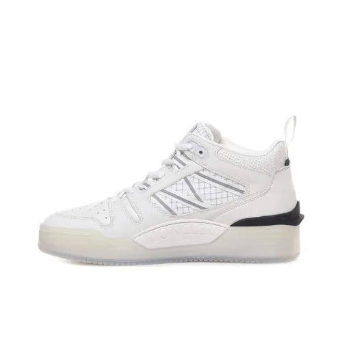 Moncler Pivot High Топ Стильные Скейтбординги Мужской Белый