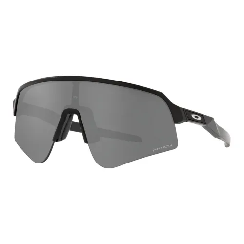 Oakley Пластик Нерегулярная форма Солнцезащитные очки Мужской Черный