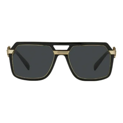 VERSACE Aviator Солнцезащитные очки Мужские Черные