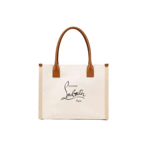 CL LUBOTING Холст с кожей Сумка из холста Тоут Сумка Сумка для покупок Сумка Большая Женская Натуральная