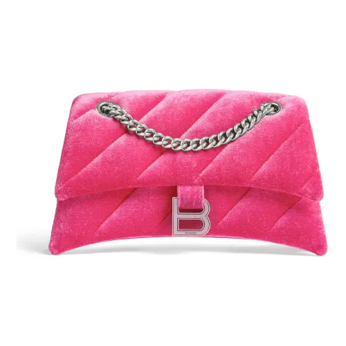 Balenciaga Нейлоновая сумка через плечо маленькая сумка на плечо женская ярко-розовая