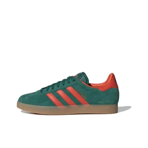 Adidas Originals Gazelle Износостойкий и Легкий Низкий Топ Кроссовки для скейтбординга Мужские Зеленые