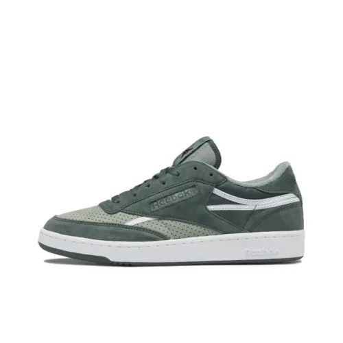 Reebok совместный Club C Low Top Скейтборд Кроссовки Унисекс Зеленый