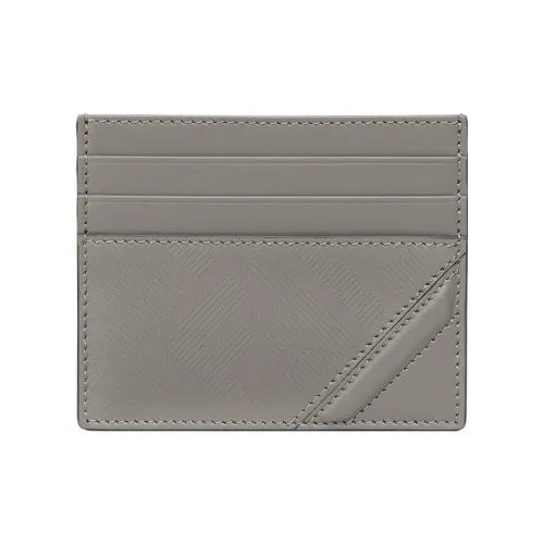 FENDI Телячья кожа Держатель для карт Мужской Серый