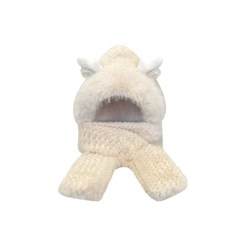 ACUC Полиэстер Капюшоны и Плюшевые Шапки Женские Бежевый Хаки