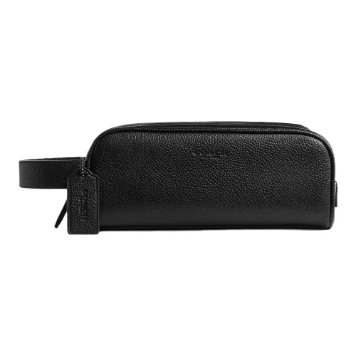 COACH Kitt Кожа Клатч Сумка для хранения Мужской Черный