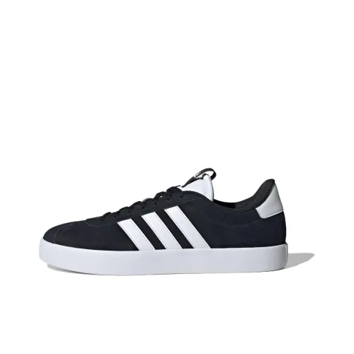 Adidas Скейтборд Кроссовки Низкие Черные/Белые Унисекс