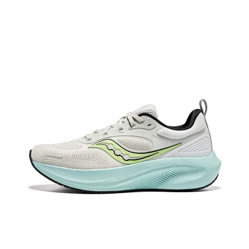 Saucony Surge 3 Амортизация Низкий Топ Беговые кроссовки Мужские Серый Зеленый