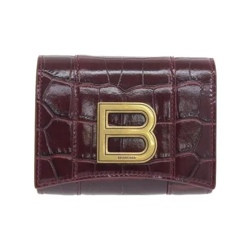 Balenciaga Кожа Кошелек Мини Женский Красный