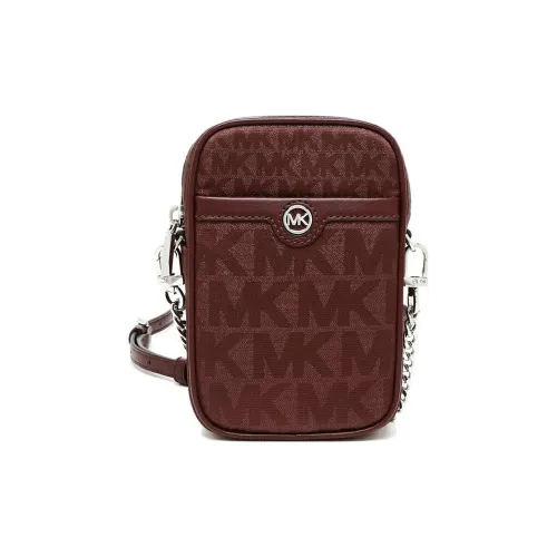 MICHAEL KORS Blaire Покрытый холст Camera Сумка Сумка через плечо Маленький Унисекс Красный