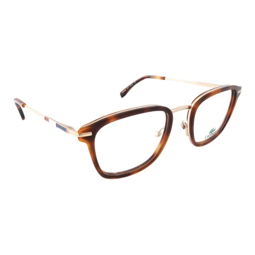 LACOSTE Пластик Овал Оправы для очков Мужской Черепаховый