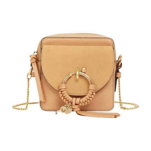 See By Chloe Корова крупнозернистая текстура кожа с искусственной замшей коровья кожа Camera сумка сумка через плечо плечевая сумка женская коричневый