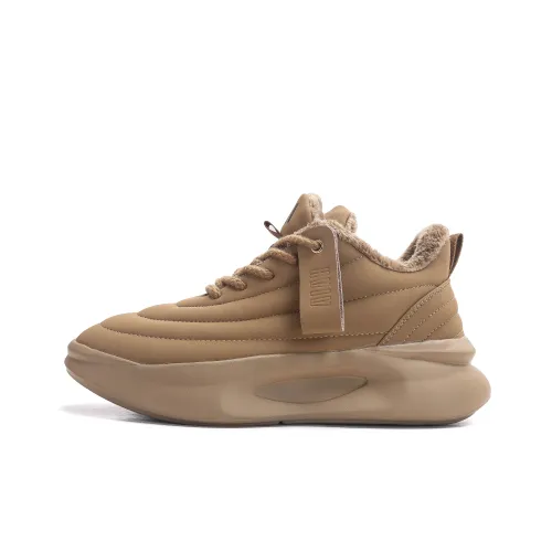 KVIV Амортизация Высота Увеличение Устойчивость к Износу Легкий Низ Устойчивость к Сцеплению Низкий Топ Повседневный Унисекс Хаки