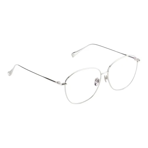 DKNY Титан Нерегулярная форма Оправы для очков Женские Серебряные