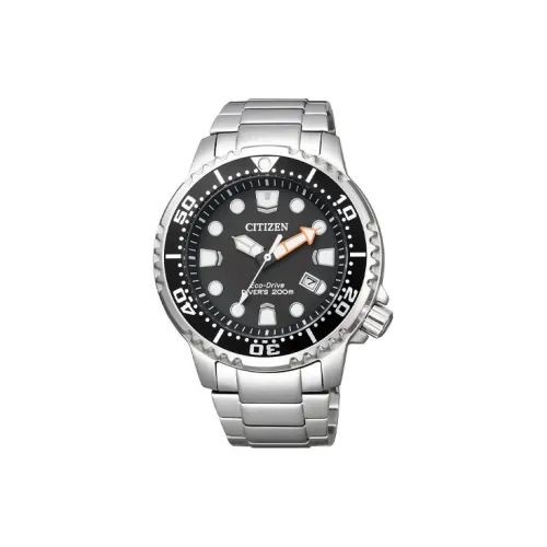 CITIZEN Солнечный кварцевый механизм нержавеющая сталь ремешок унисекс черный циферблат