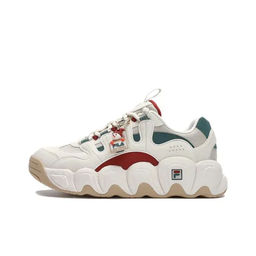 FILA CROISSANT XMAS Низкие кеды с толстой подошвой Снег/Дождь Серый Женский