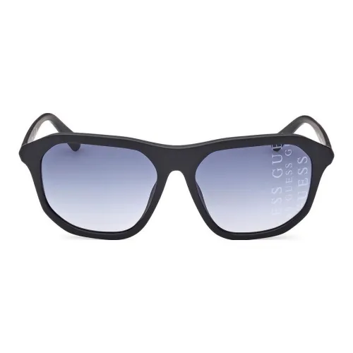 GUESS Воздействие Литья Поликарбонат Нерегулярная Форма Солнцезащитные Очки Мужской Черный