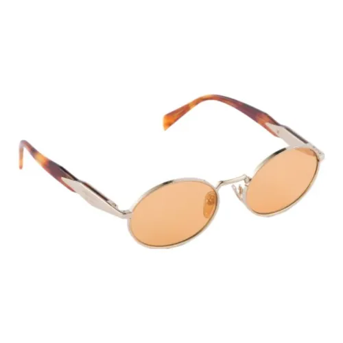 PRADA OVAL SUNGLASSES Женские Золото