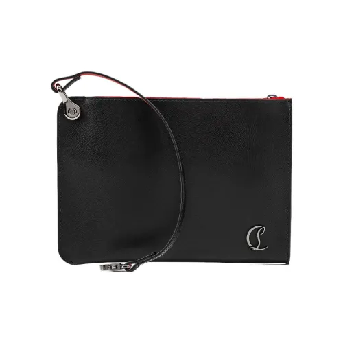 CL LUBOTING Телячья кожа Сумка Клатч Женская Черная