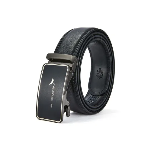 RED DRAGONFLY Модный тренд Ремень из коровьей кожи подлинная кожа Автоматическая застежка Регулируемый ремень Мужской Ширина 3,5