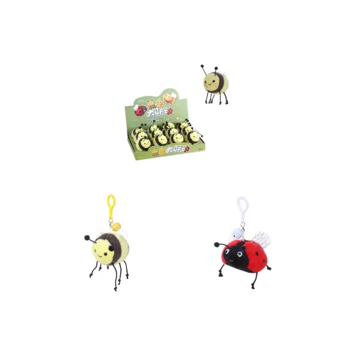 Le Jil Пчелка поводок Moves Милый Little Ladybug Мультяшный поводок Twirling Insect Куклы Плюшевая кукла