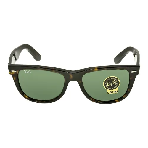 RayBan Ацетат Квадратные Солнцезащитные Очки Унисекс Коричневый