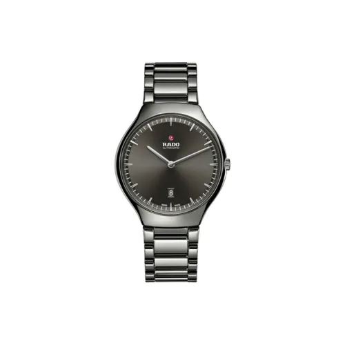 RADO Автоматический Механический Часы Мужские 40 мм Серый Циферблат Керамика Корпус Керамика Ремешок