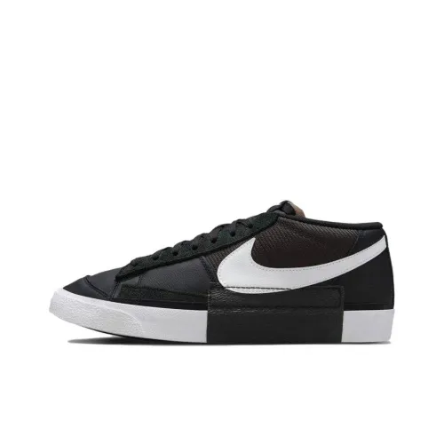 Nike Blazer Low Pro Club Низкий Топ Скейтборд Кроссовки Мужские Черно-Белые