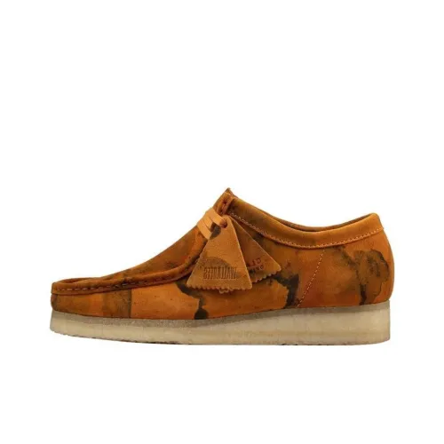 Clarks Originals WALLABEE Мужские повседневные туфли Низкий топ Имбирно-желтый Мужской