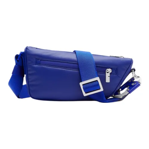 Burberry Гладкая Телячья Кожа Сумка через плечо Стандартная Мужская Синяя