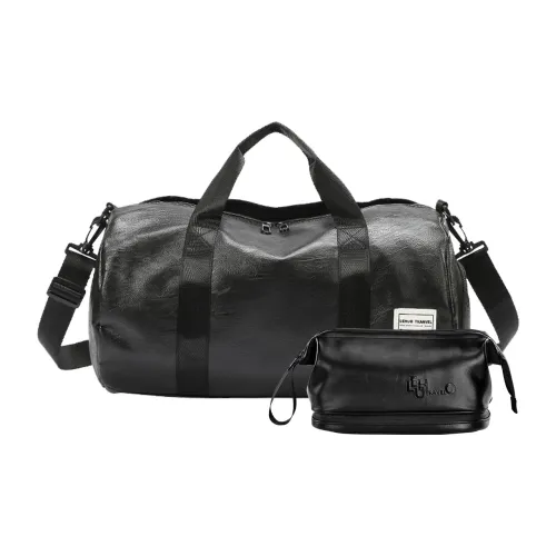 LOHAS Travel PVC Спортивный Сумка Большая Унисекс Черная