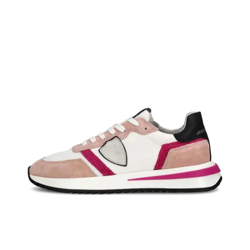 PHILIPPE MODEL Tropez 2,1 Low Топ Повседневная обувь 3,5 см Женская Белая Розовая