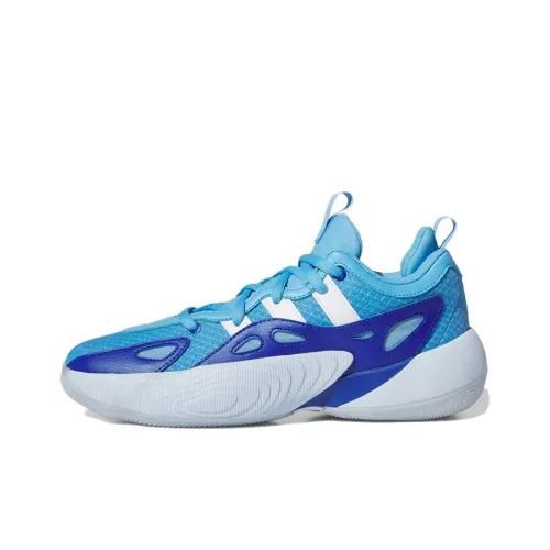 Adidas Trae Young Unlimited 2 Баскетбольные кроссовки Низкий топ Синий Белый Унисекс