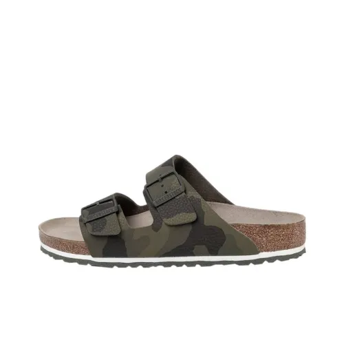 Birkenstock Arizona Слипоны Мужской Пустыня Soil Зеленый камуфляж