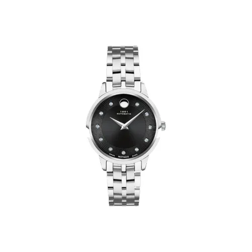 MOVADO Автоматический Механический Movement Женские Часы 30MM Черные
