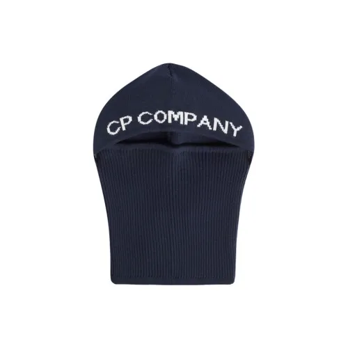 C.P.Company Мериносовая шерсть Переработанный полиэстер Новая шерсть Полиэстер Шапки и кепки Мужской Темно-синий