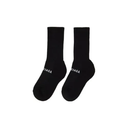 BALENCIAGA Черные Женские Носки MID до икры